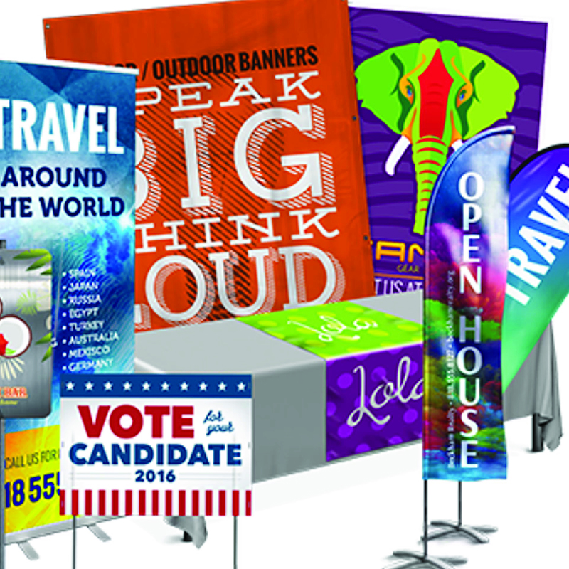 Cougar Bowl Apparel custom signs and banners