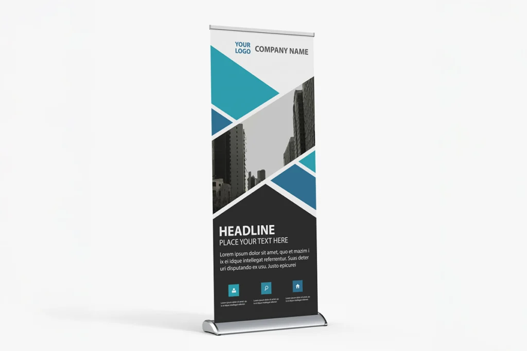CBA custom banner stand
